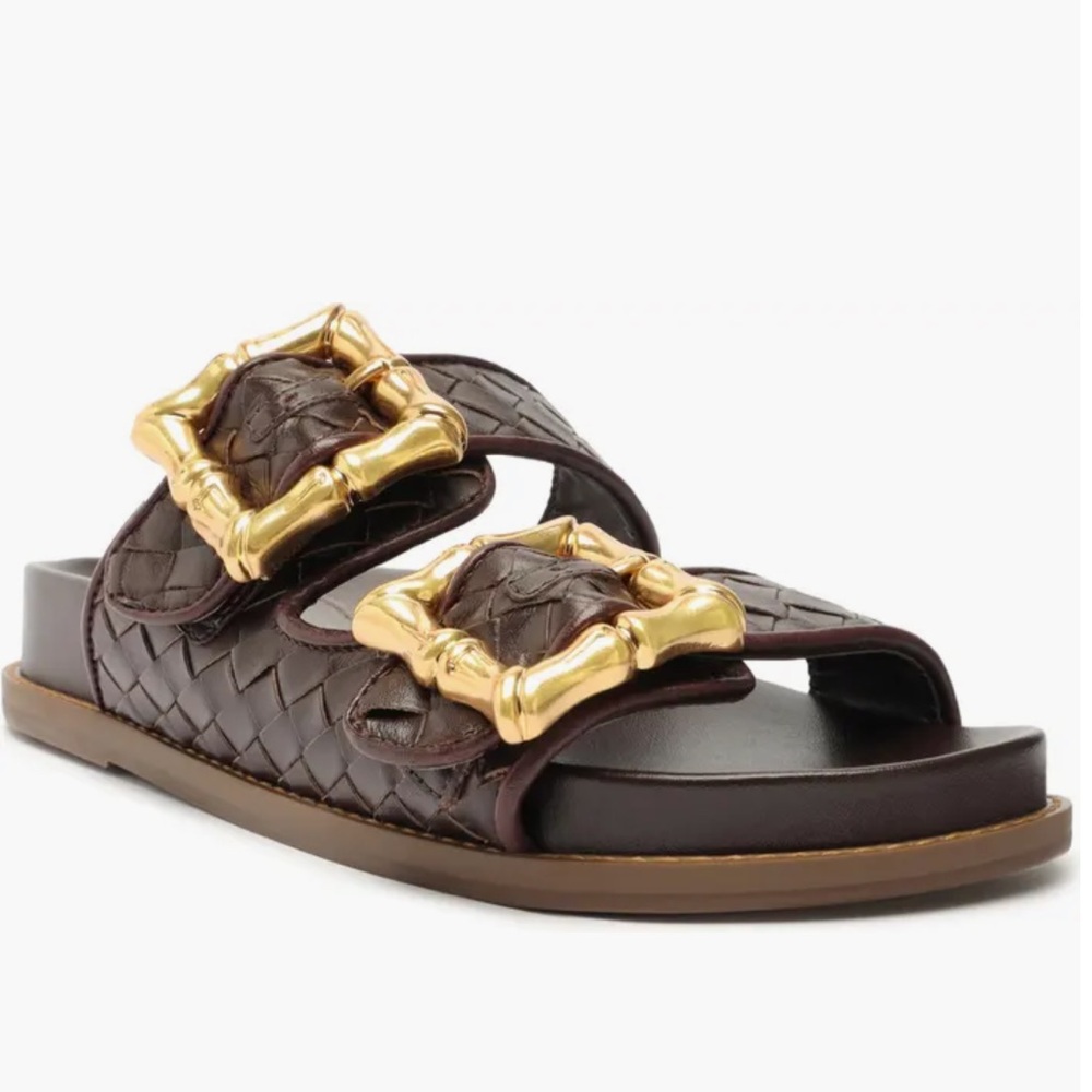 NWT Schutz Enola Woven Strap Sandal